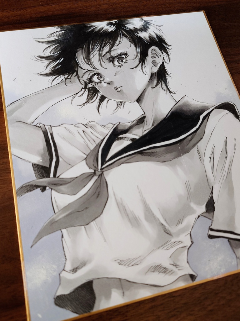 オリジナルイラスト 中色紙 おまけ付き