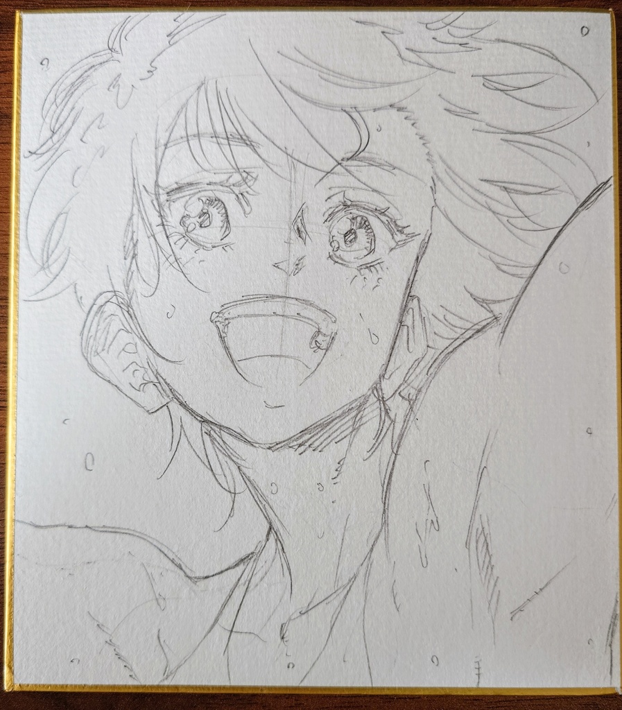 オリジナルイラスト 中色紙 おまけ付き