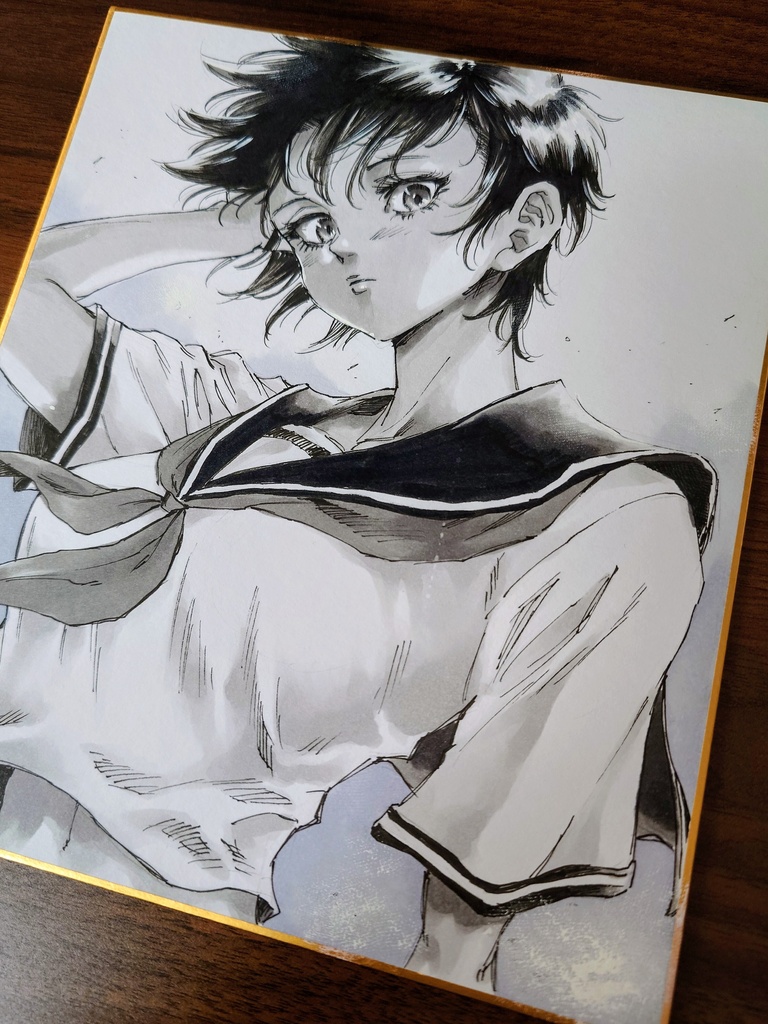 オリジナルイラスト 中色紙 おまけ付き