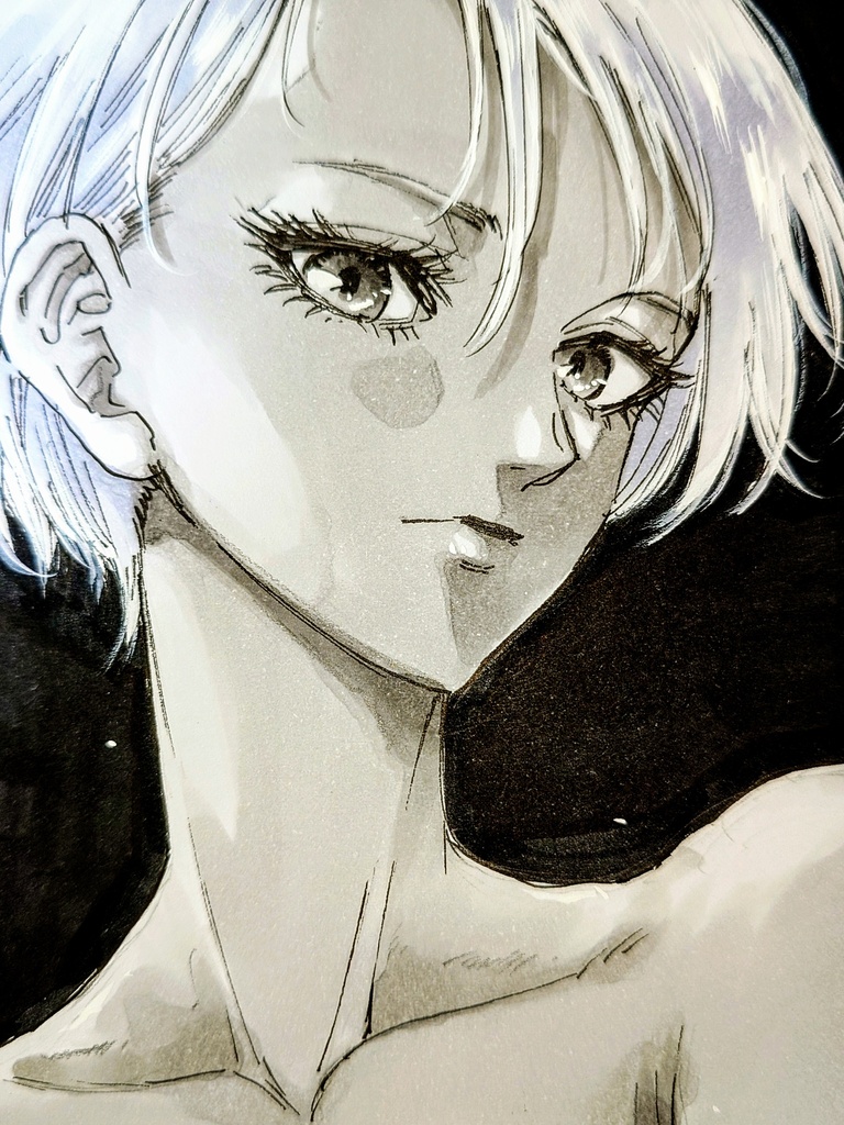 オリジナルイラスト　小色紙
