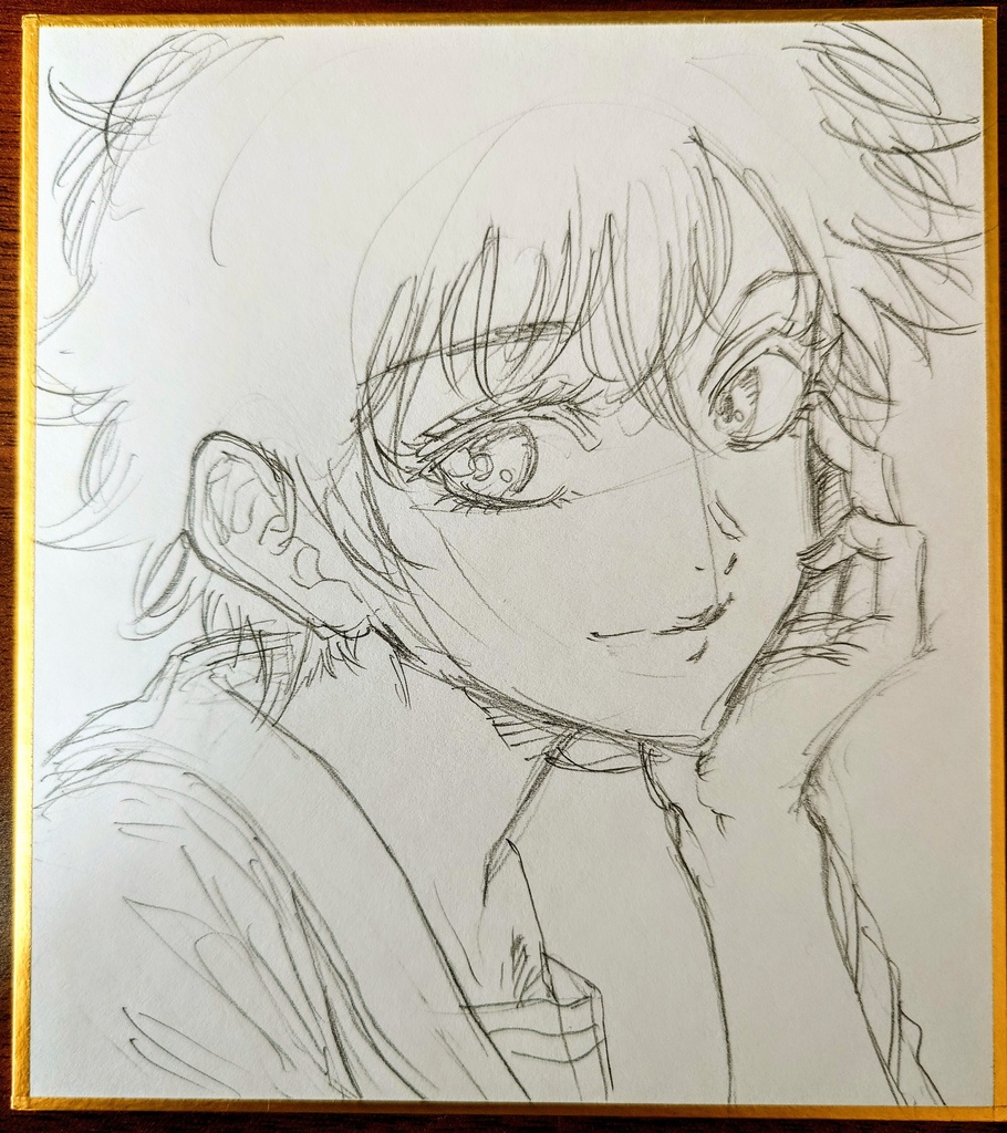オリジナルイラスト 小色紙(おまけ付き)