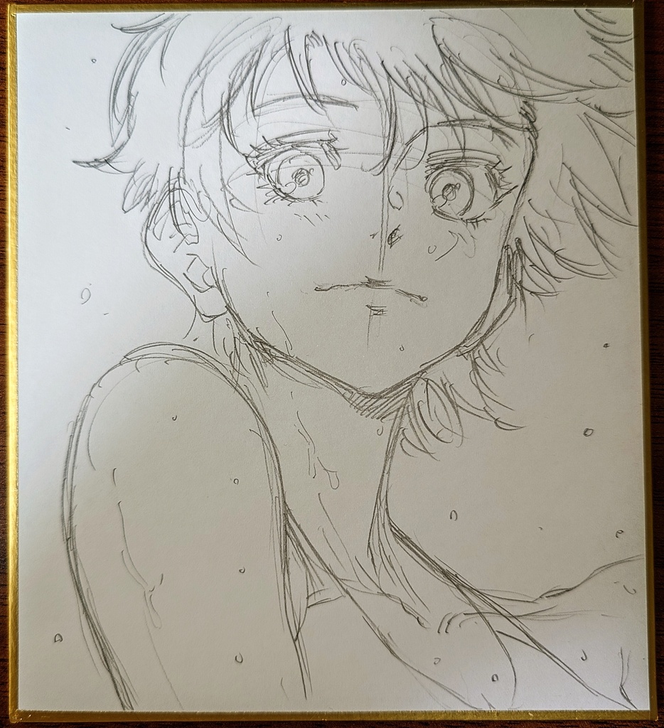 オリジナルイラスト 小色紙(おまけ付き)