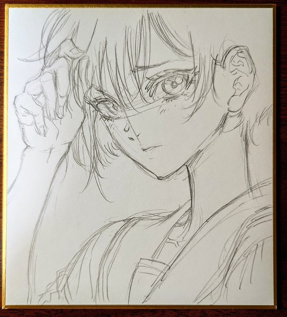 オリジナルイラスト 小色紙(おまけ付き)
