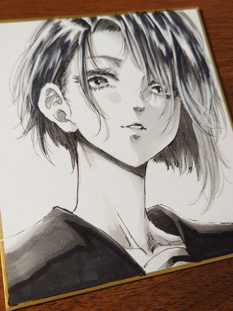 オリジナルイラスト 小色紙(おまけ付き)