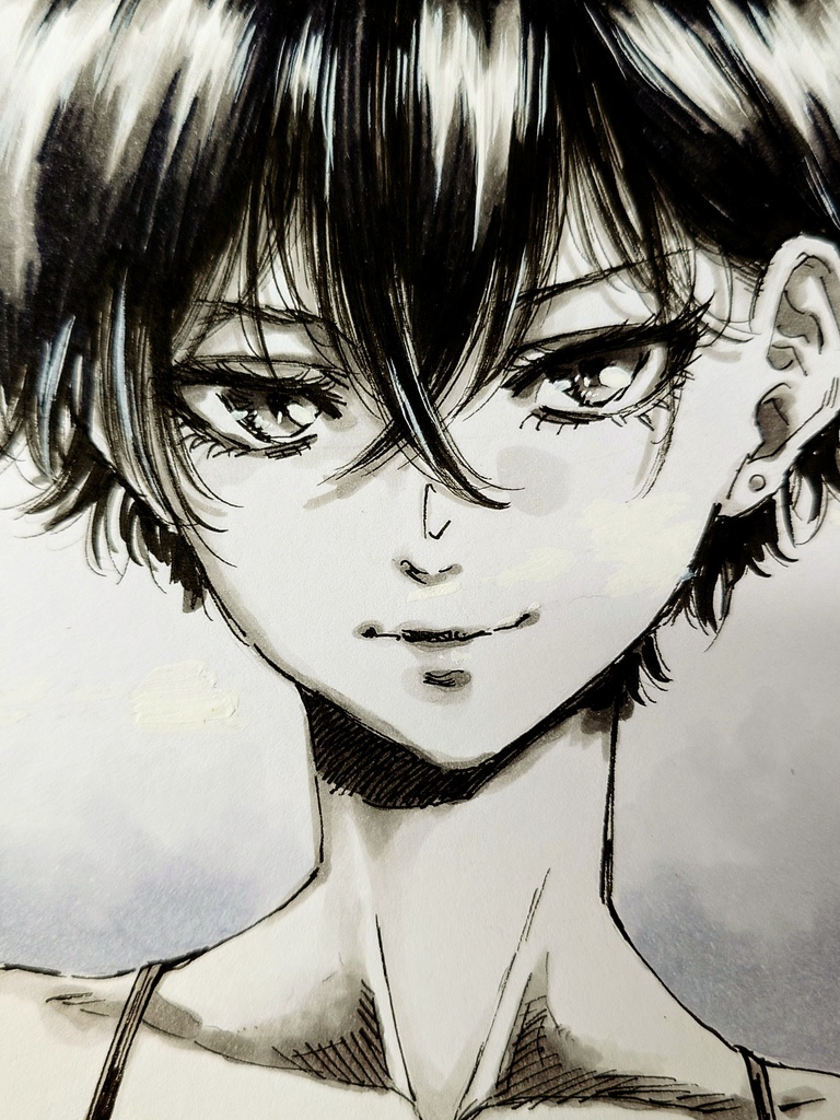 オリジナルイラスト 小色紙