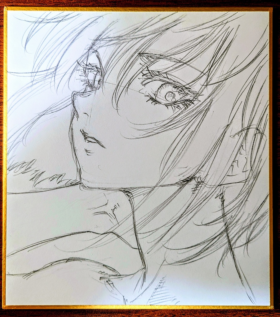 オリジナルイラスト 小色紙(おまけ付き)
