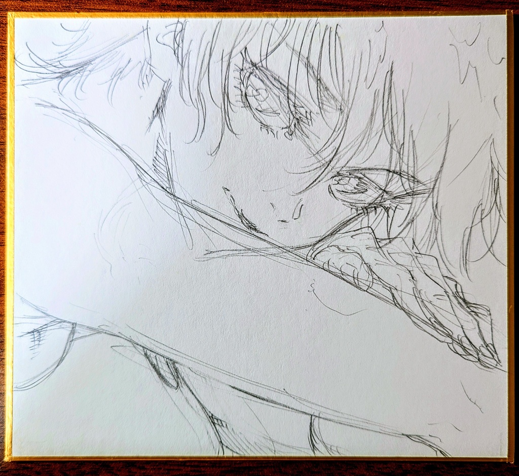 オリジナルイラスト 小色紙(おまけ付き)