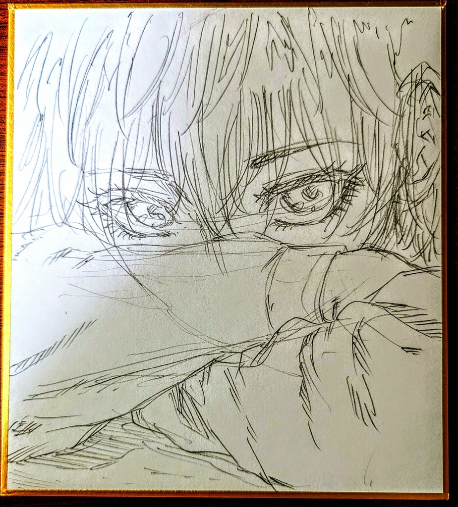 オリジナルイラスト 小色紙(おまけ付き)