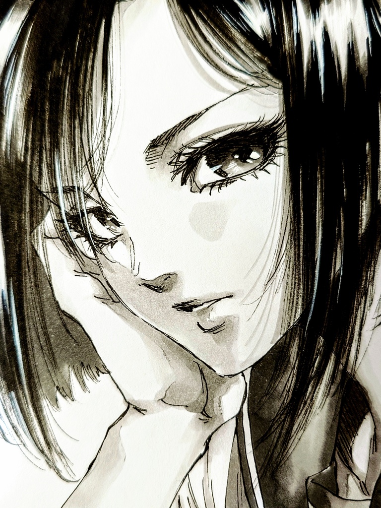 オリジナルイラスト　小色紙