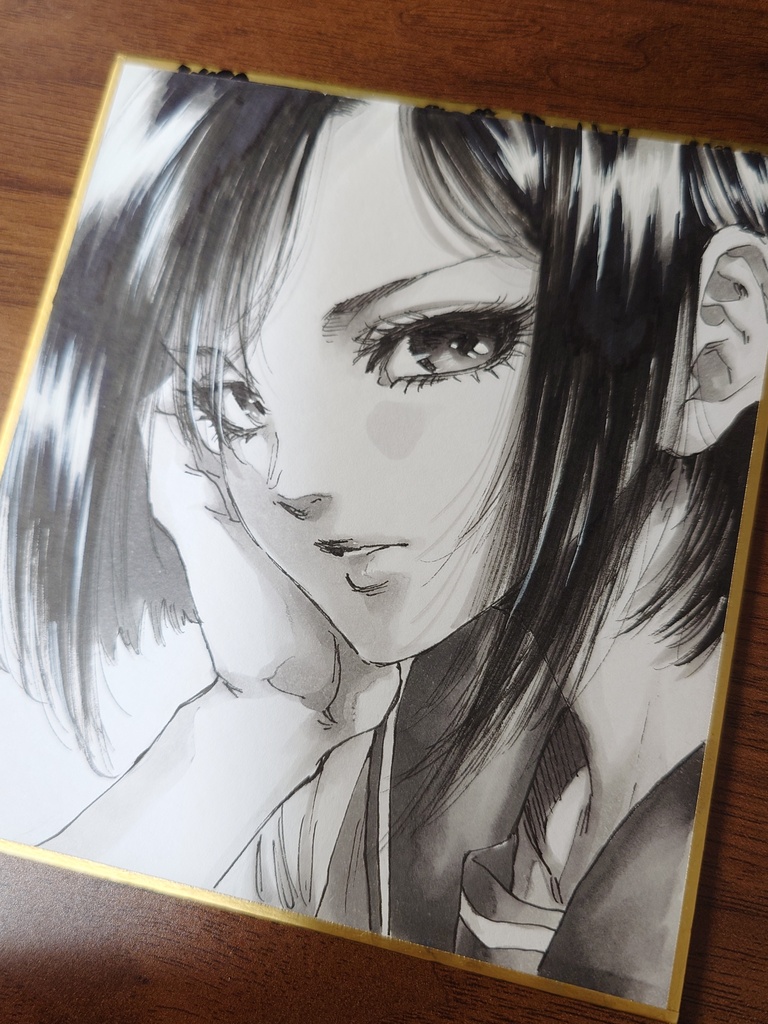 オリジナルイラスト 小色紙
