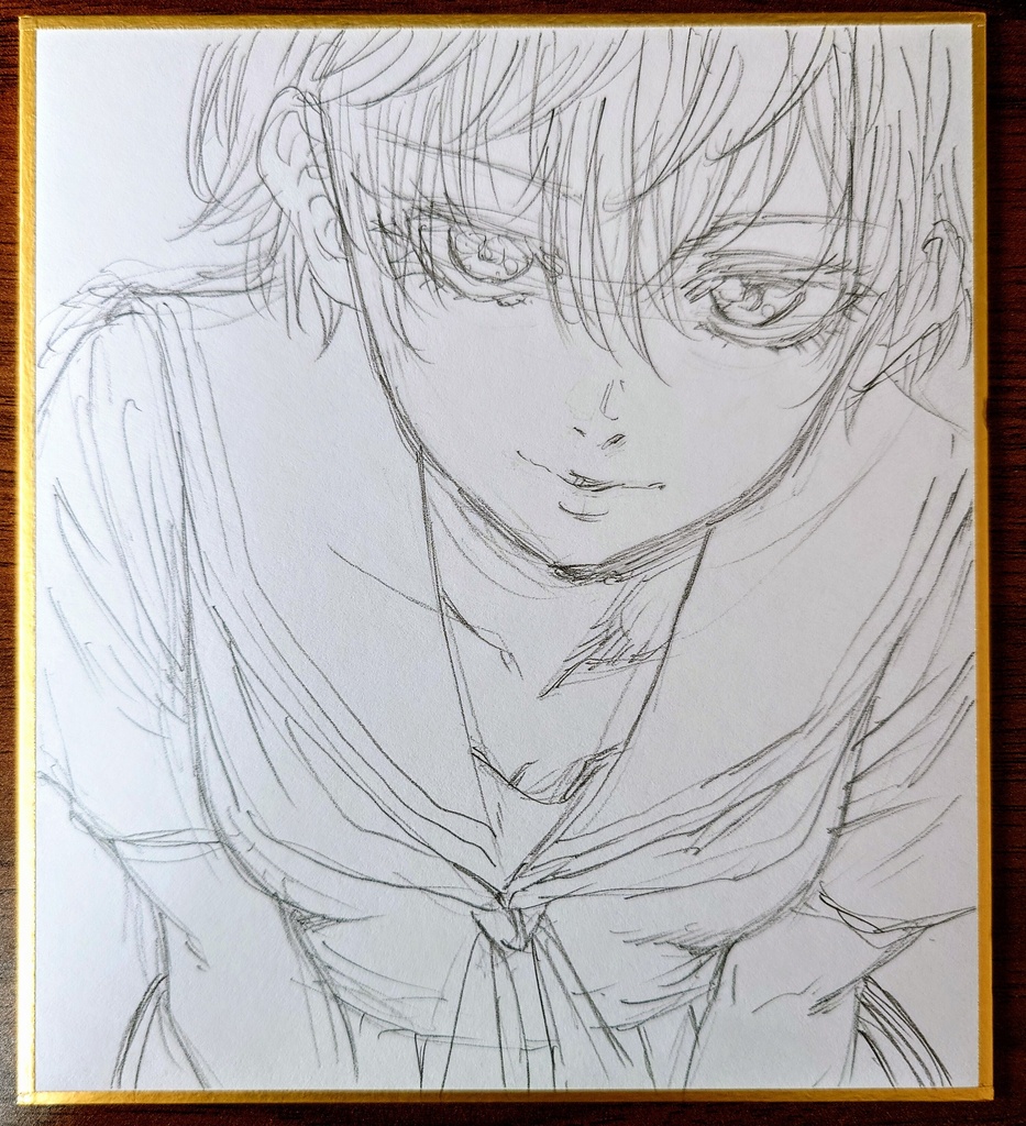 オリジナルイラスト 小色紙
