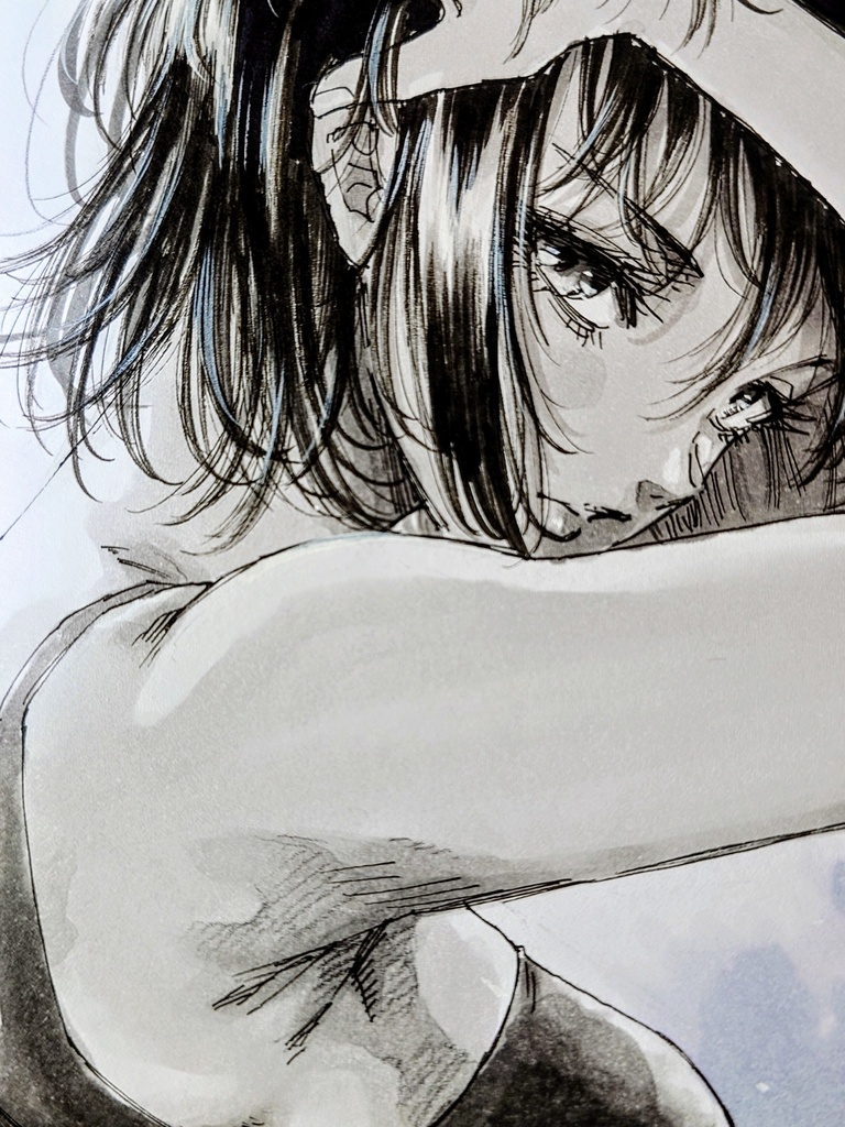 オリジナルイラスト 小色紙