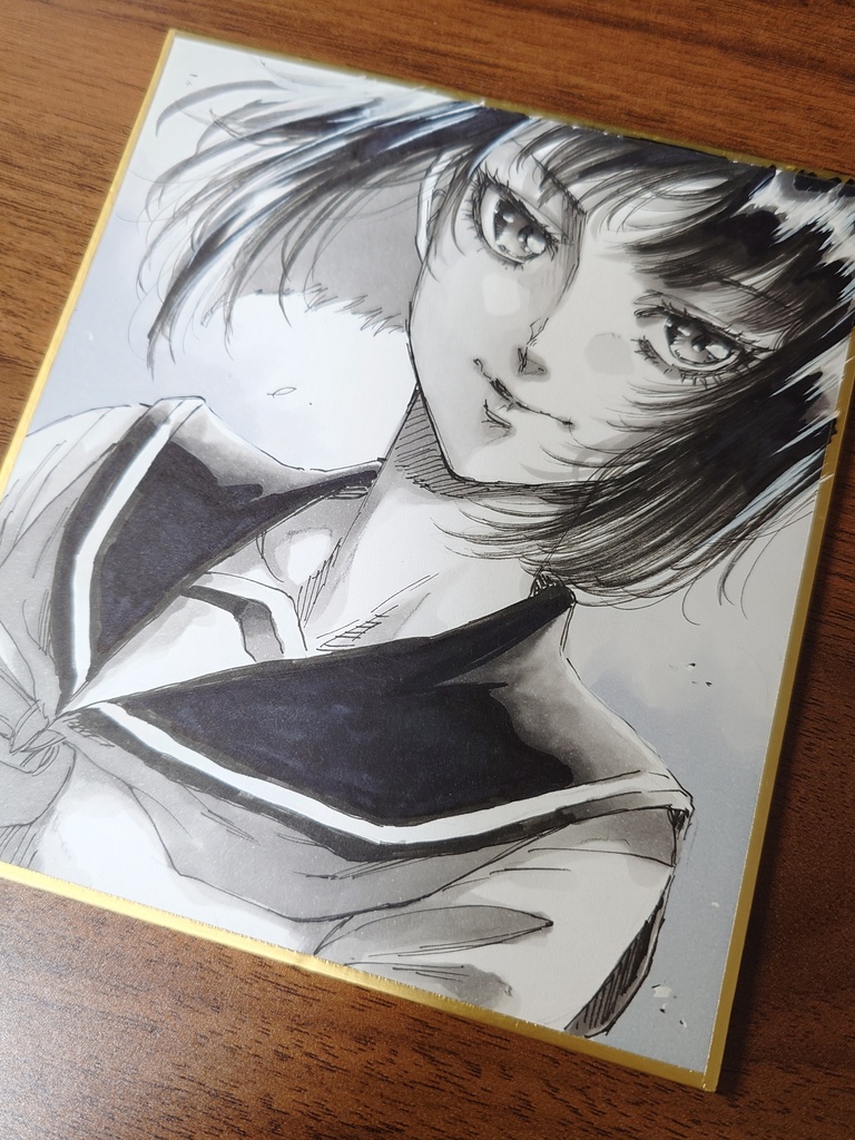 オリジナルイラスト 小色紙