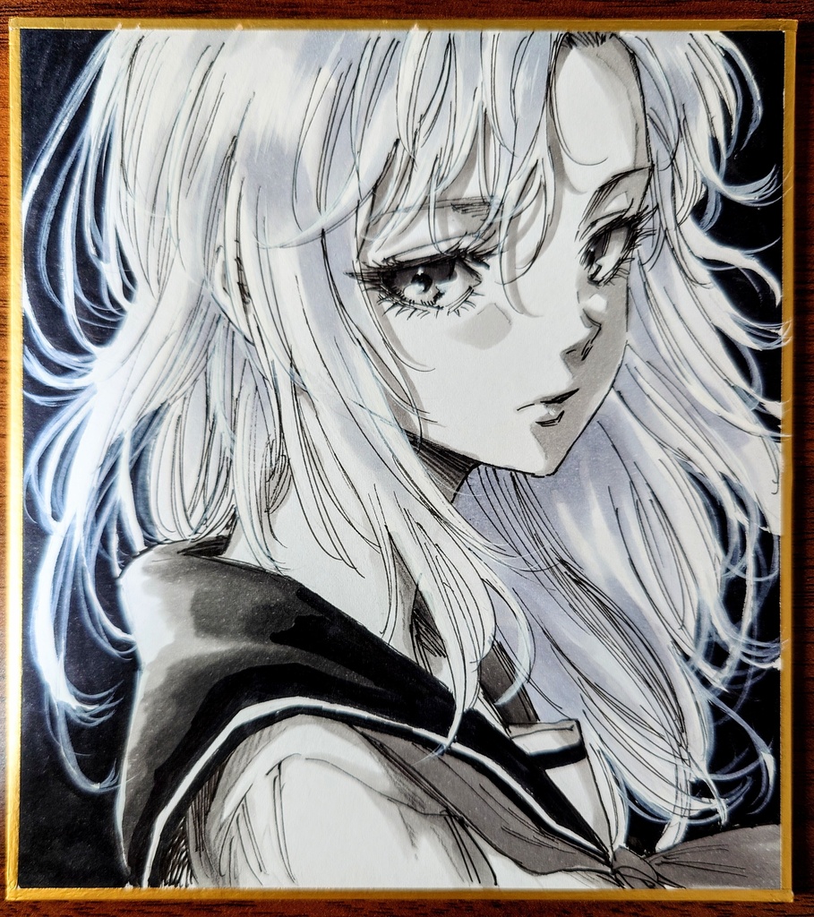 オリジナルイラスト 小色紙(おまけ付き)