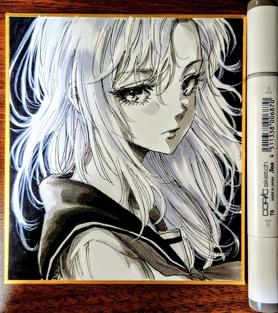 オリジナルイラスト 小色紙(おまけ付き)