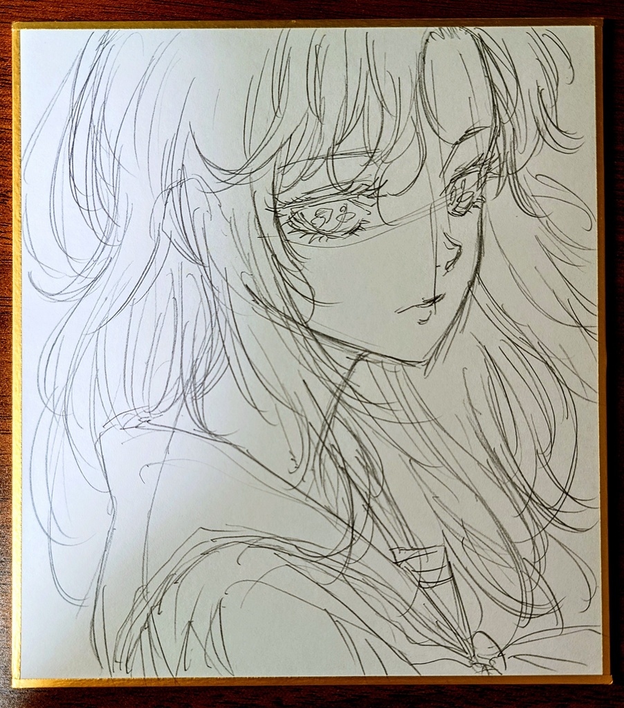 オリジナルイラスト 小色紙(おまけ付き)