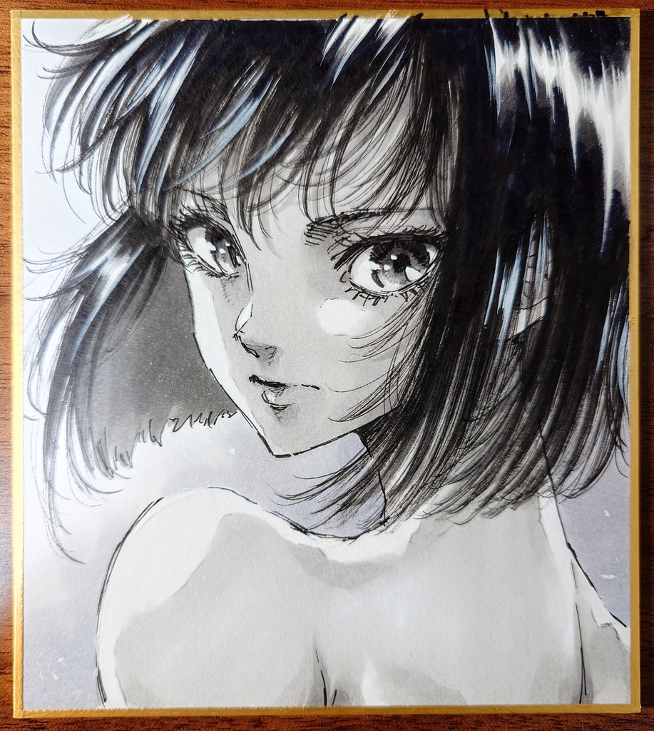 オリジナルイラスト 小色紙