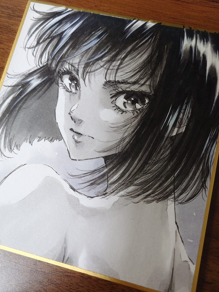 オリジナルイラスト 小色紙