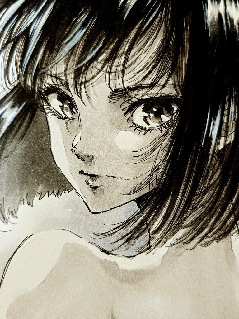 オリジナルイラスト　小色紙