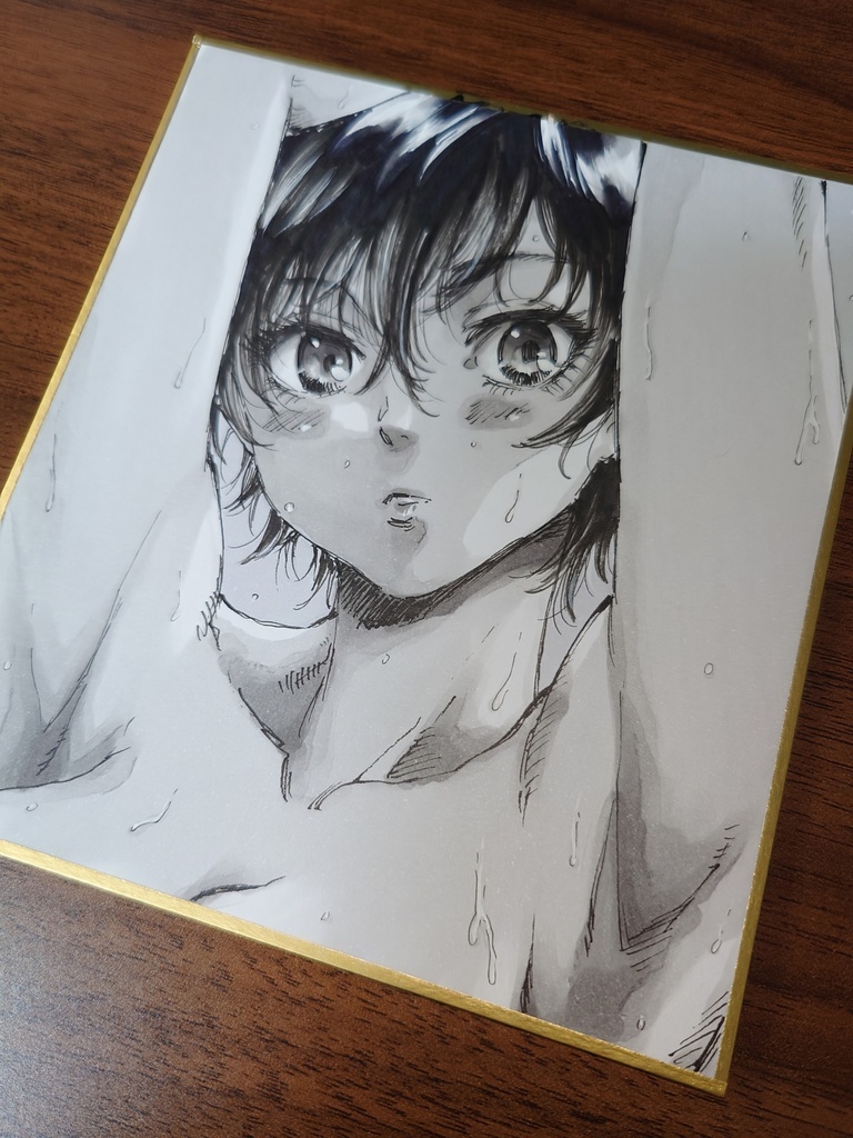 オリジナルイラスト 小色紙(おまけ付き)