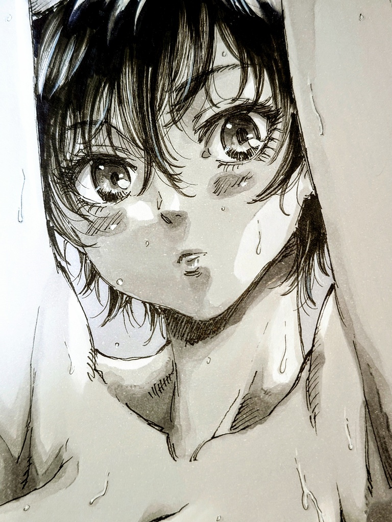 オリジナルイラスト　小色紙(おまけ付き)