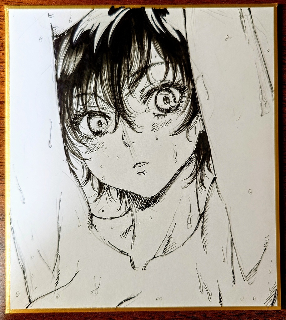 オリジナルイラスト 小色紙(おまけ付き)