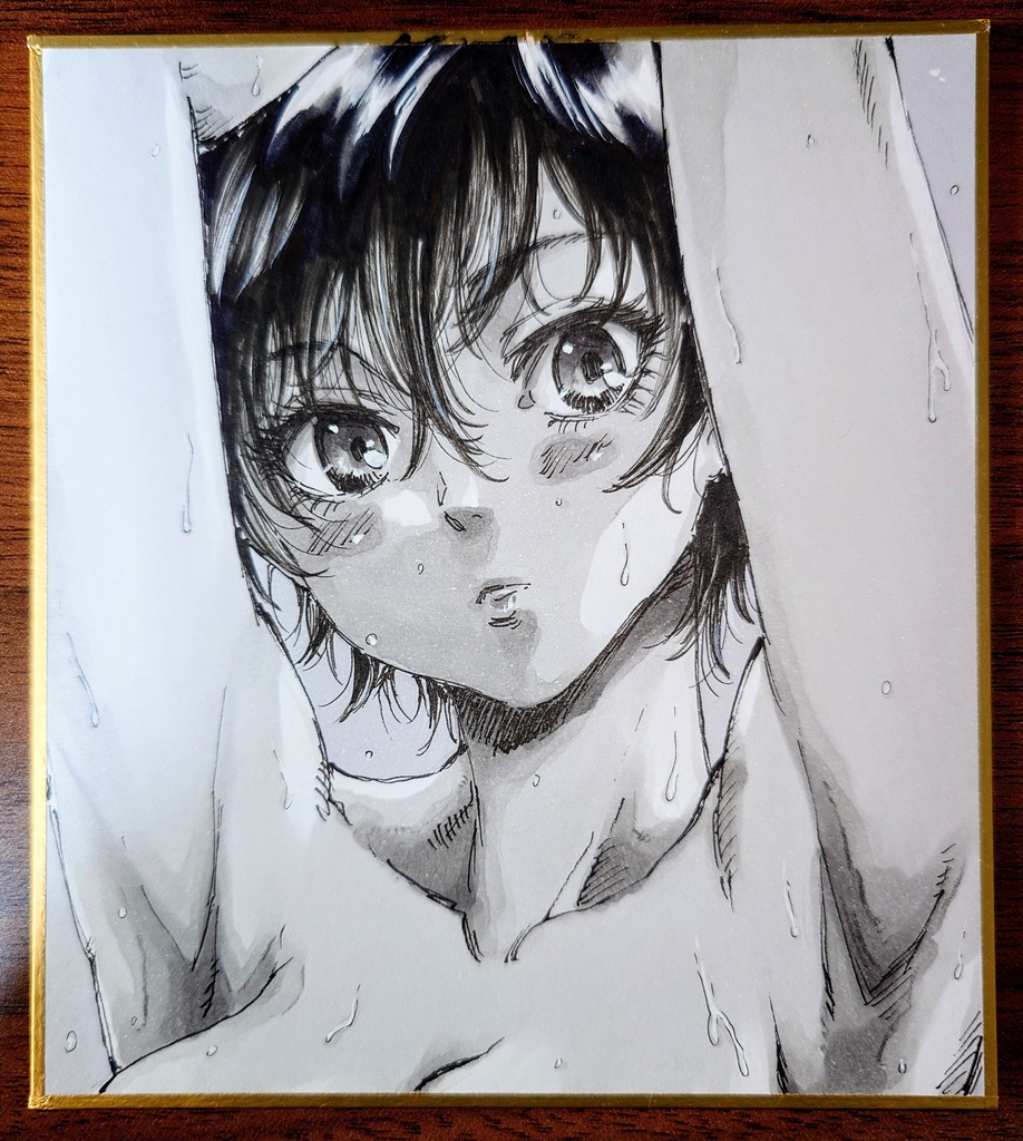 オリジナルイラスト 小色紙(おまけ付き)