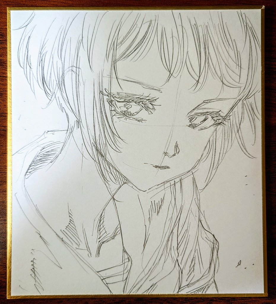 オリジナルイラスト 小色紙(おまけ付き)