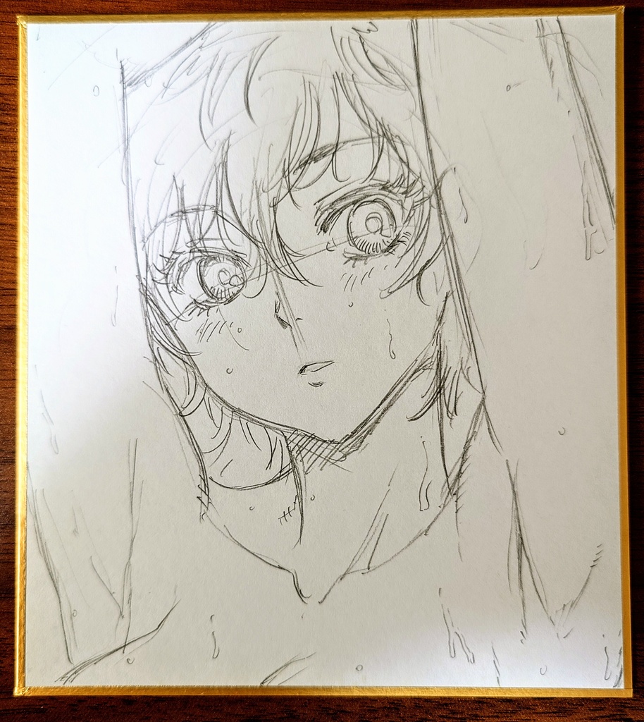 オリジナルイラスト 小色紙(おまけ付き)