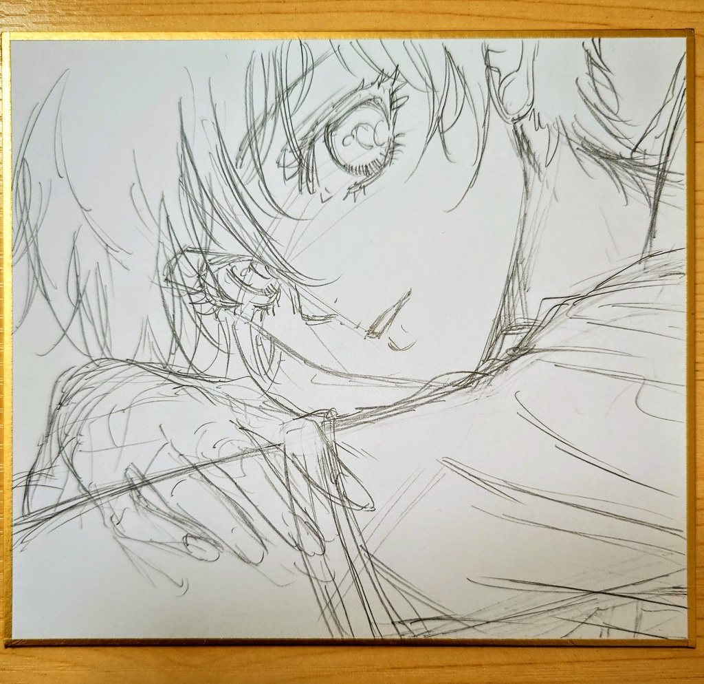 オリジナルイラスト 小色紙(おまけ付き)