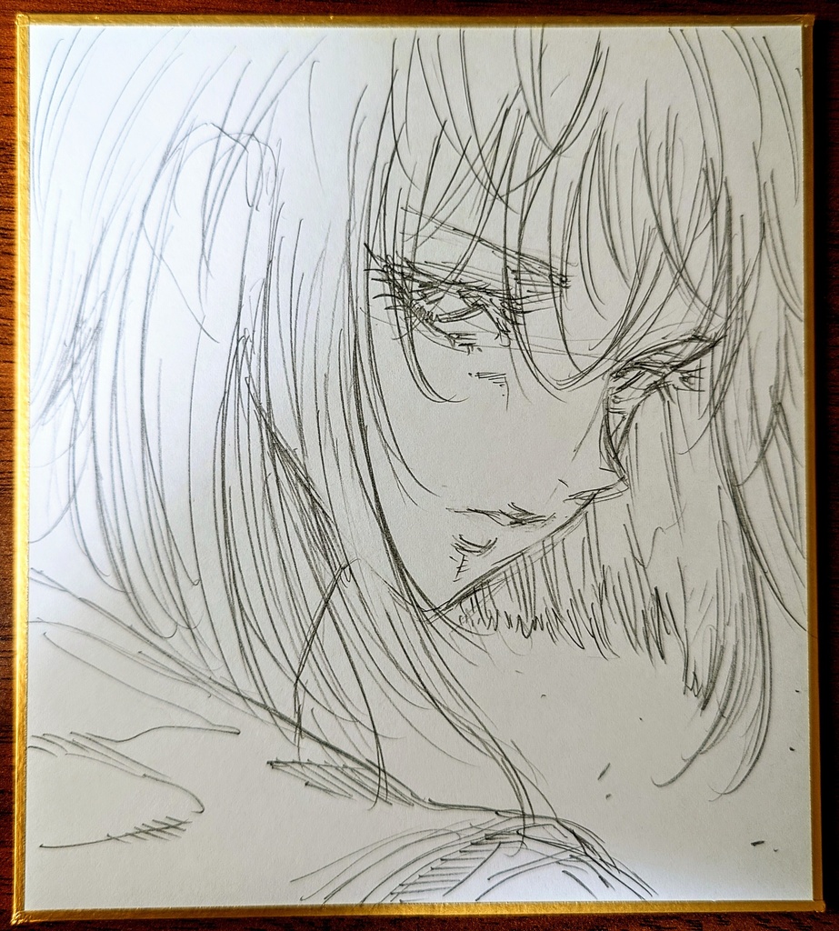 オリジナルイラスト 小色紙(おまけ付き)