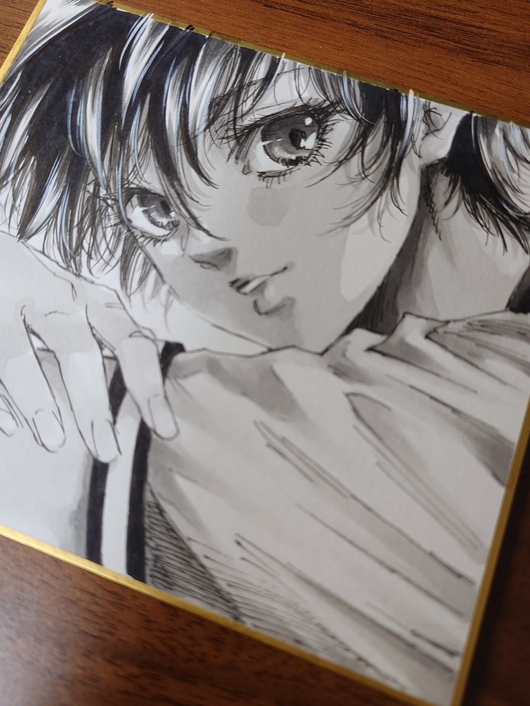 オリジナルイラスト 小色紙(おまけ付き)