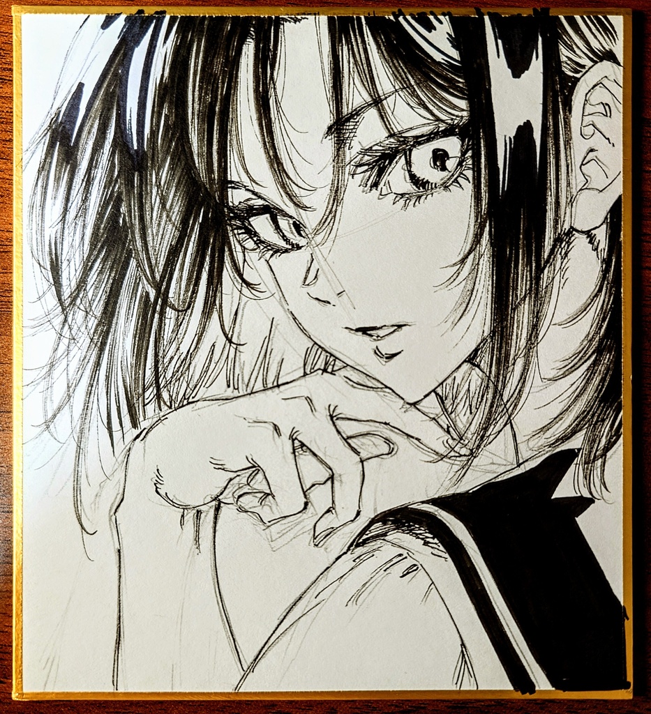 オリジナルイラスト 小色紙(おまけ付き)