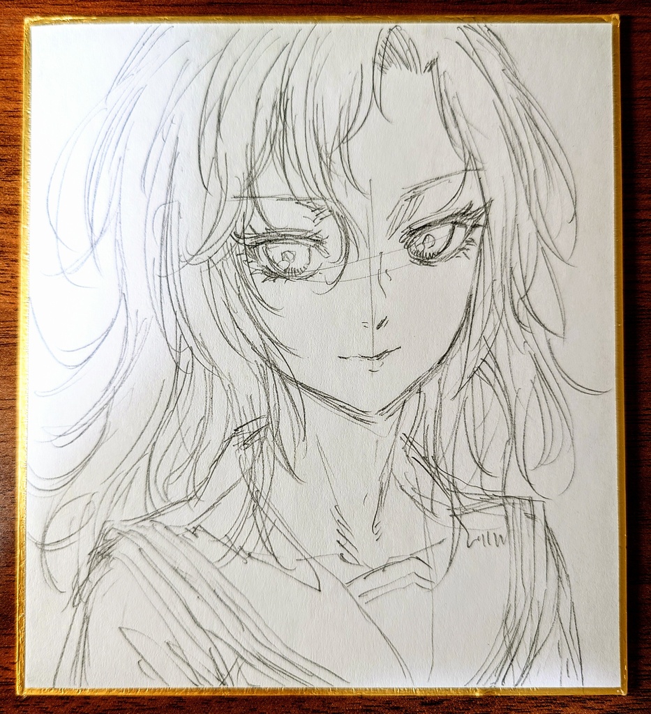 オリジナルイラスト 小色紙(おまけ付き)