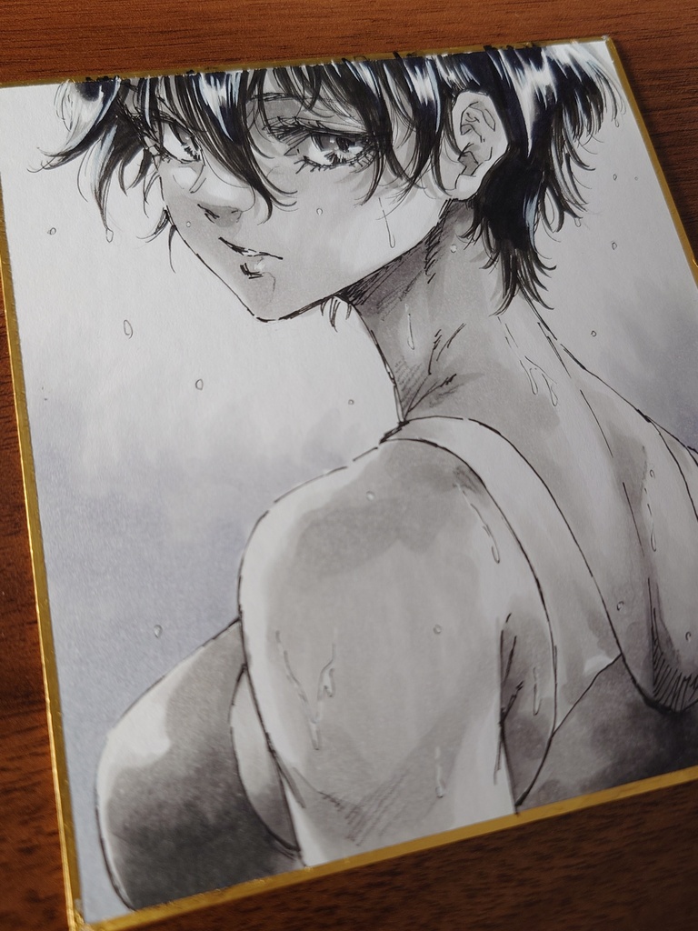 オリジナルイラスト 小色紙(おまけ付き)