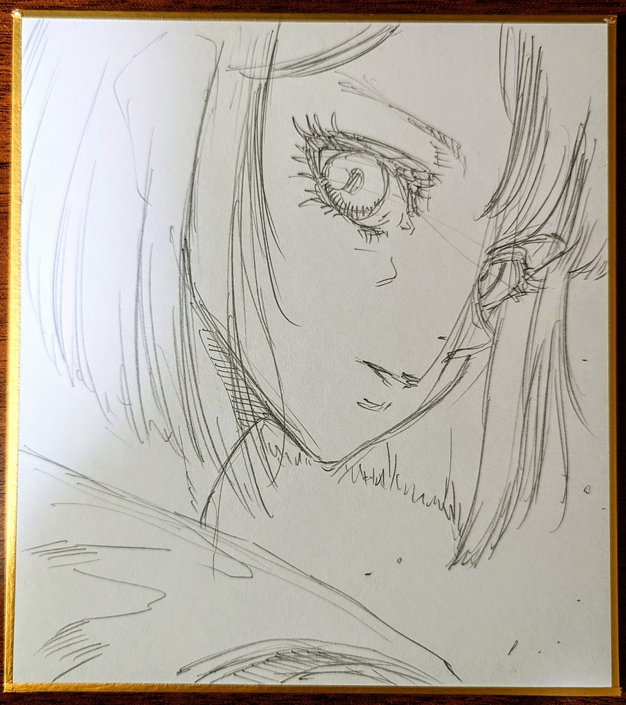 オリジナルイラスト 小色紙(おまけ付き)
