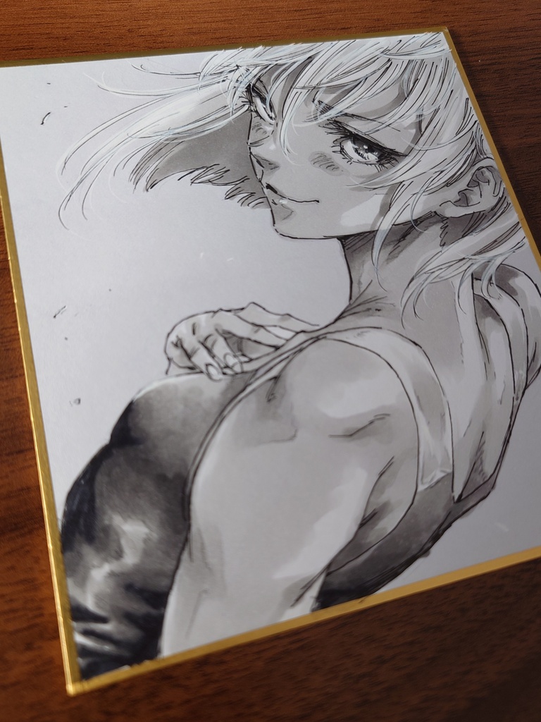 オリジナルイラスト 小色紙(おまけ付き)