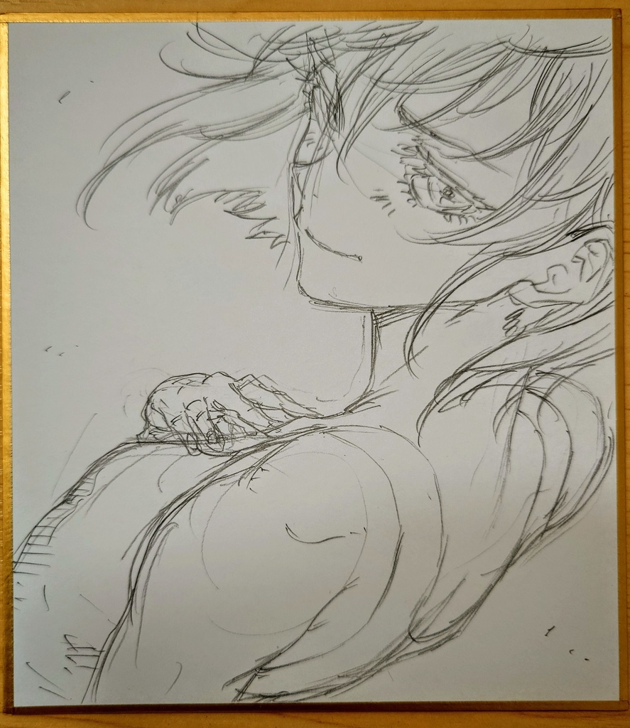 オリジナルイラスト 小色紙(おまけ付き)