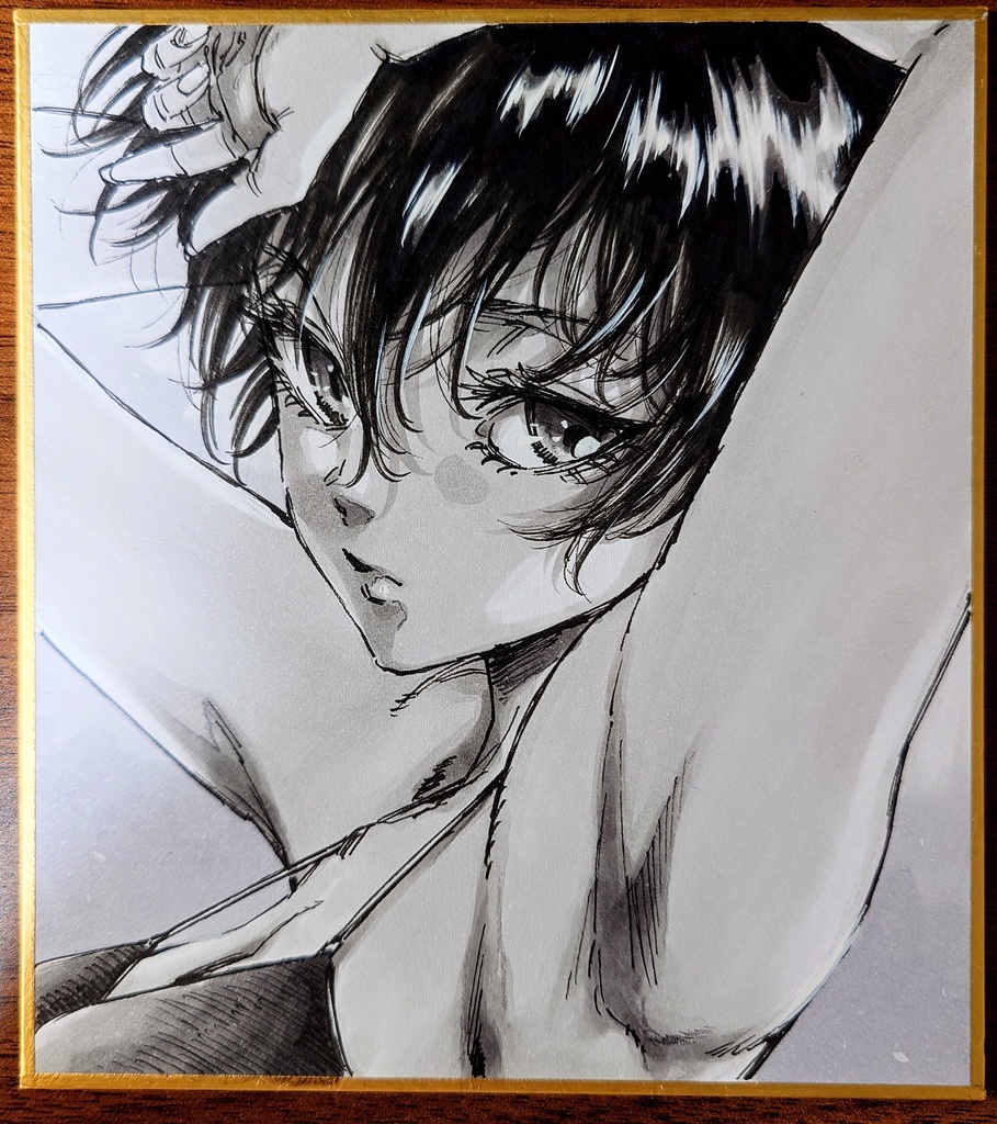 オリジナルイラスト 小色紙(おまけ付き)