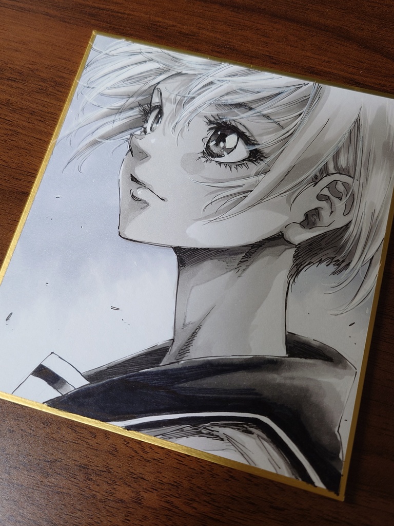 オリジナルイラスト 小色紙(おまけ付き)