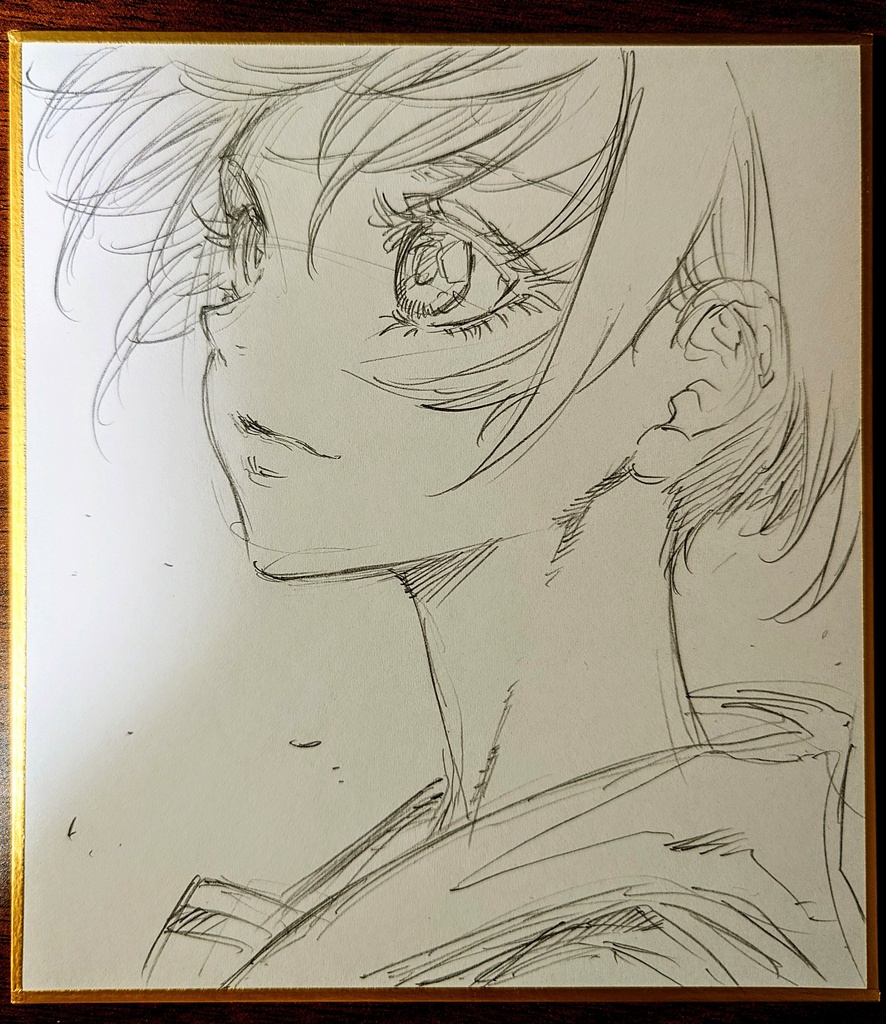 オリジナルイラスト 小色紙(おまけ付き)