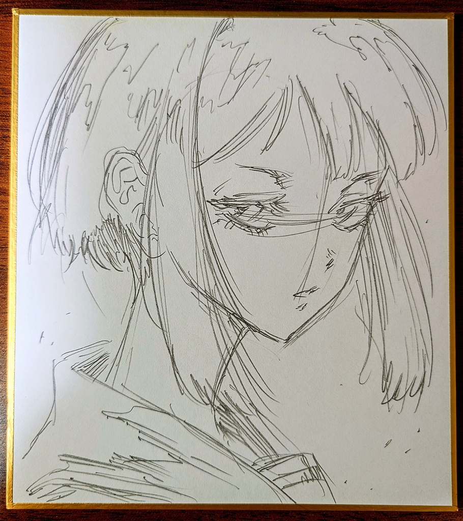 オリジナルイラスト 小色紙(おまけ付き)