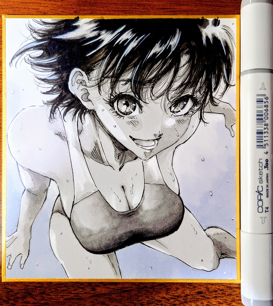 オリジナルイラスト 小色紙(おまけ付き)