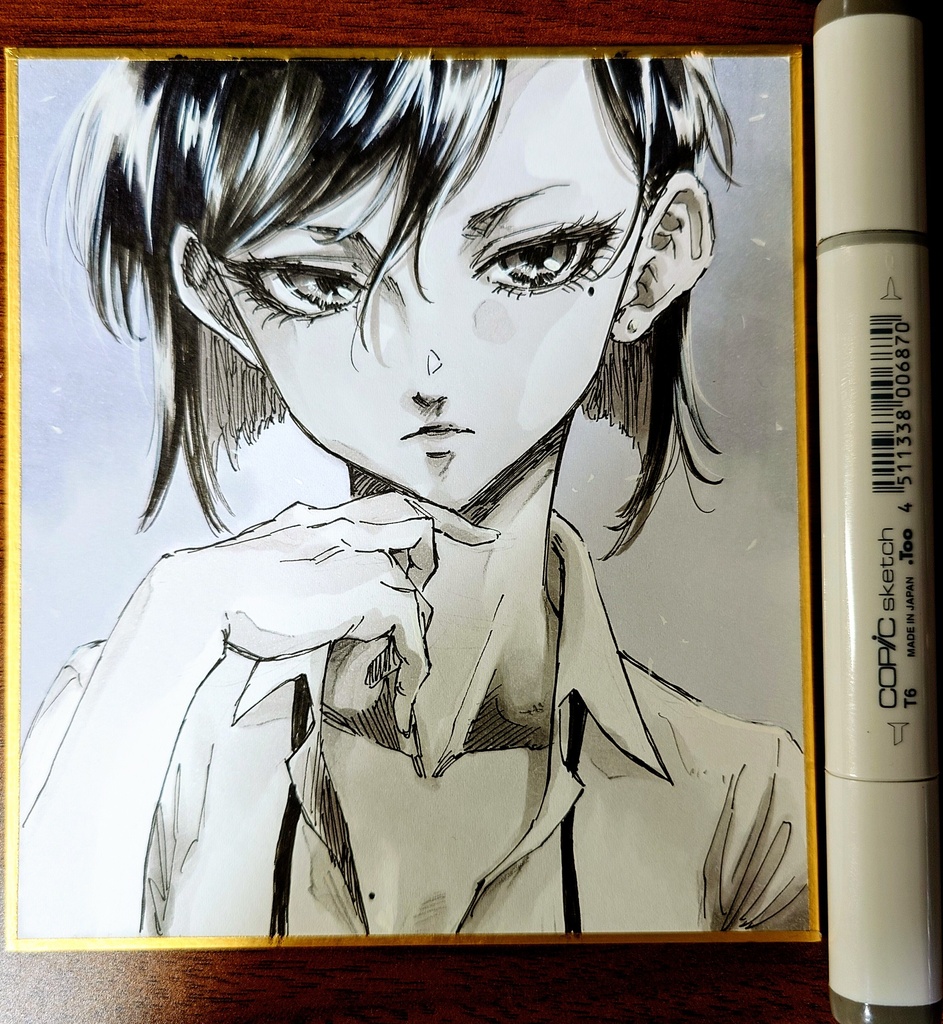 オリジナルイラスト 小色紙(おまけ付き)
