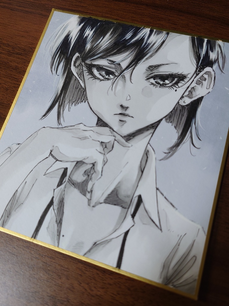 オリジナルイラスト 小色紙(おまけ付き)
