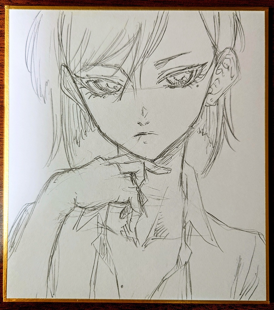オリジナルイラスト 小色紙(おまけ付き)