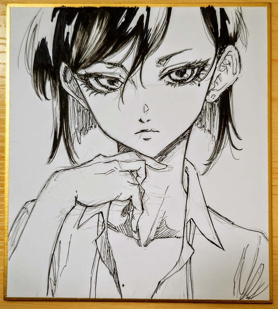 オリジナルイラスト 小色紙(おまけ付き)