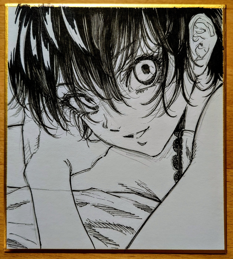 オリジナルイラスト 小色紙(おまけ付き)