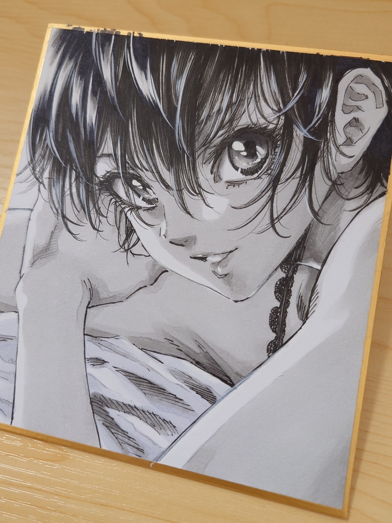 オリジナルイラスト 小色紙(おまけ付き)