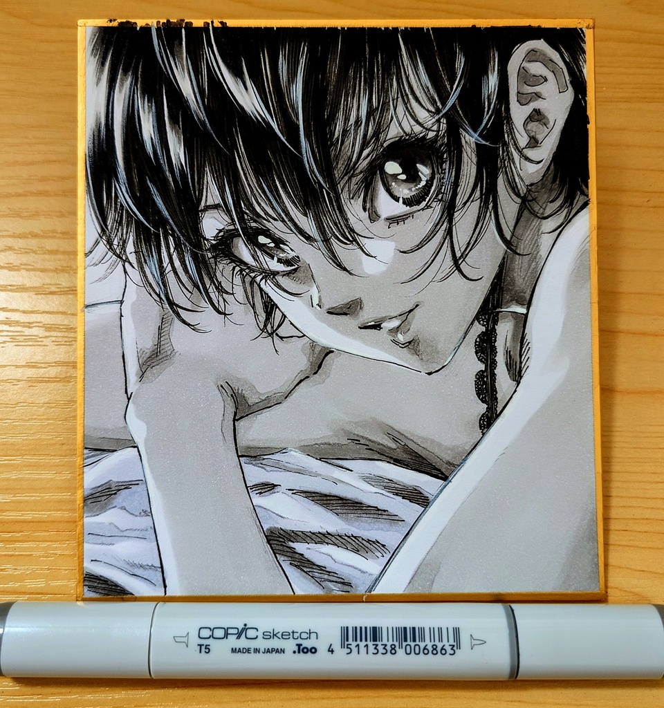 オリジナルイラスト 小色紙(おまけ付き)